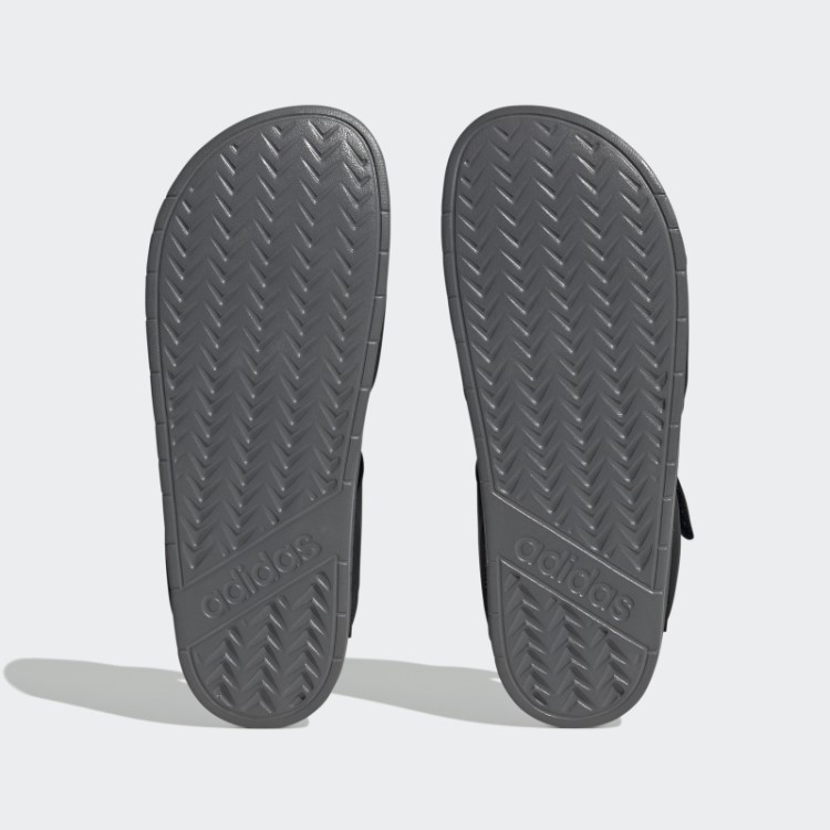 Sandálias Adilette Quentes Adidas Cinza