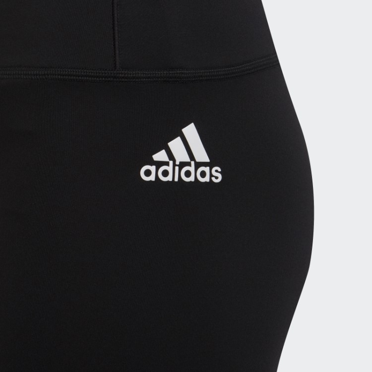 Meia-calça Adidas Optime Aeroready Training Com As Três Listras Preta