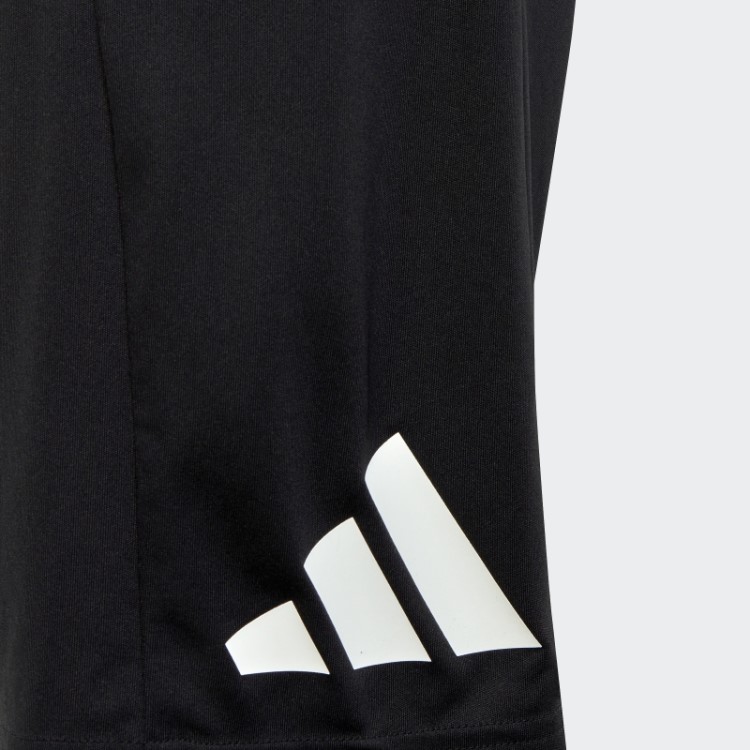 Short De Ajuste Regular Adidas Black Train Essentials Aeroready Logo