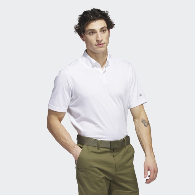 Go-to Camisa Polo Branco Melange Adidas