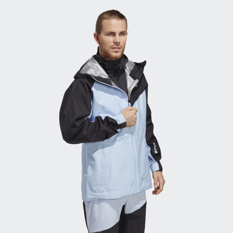 Adidas Terrex Xperior Gore-tex Paclite Jaqueta De Chuva Azul Amanhecer