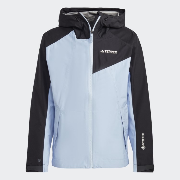 Adidas Terrex Xperior Gore-tex Paclite Jaqueta De Chuva Azul Amanhecer