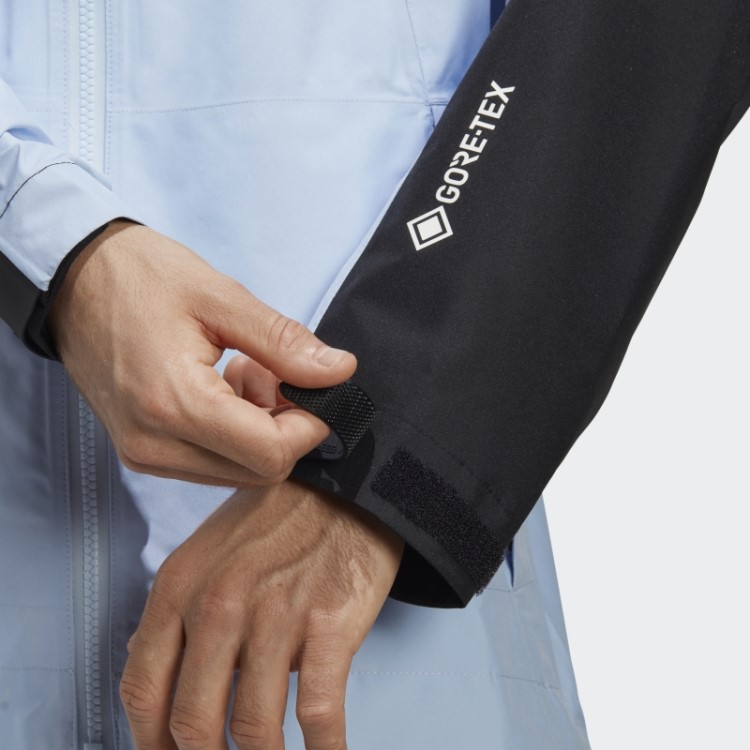 Adidas Terrex Xperior Gore-tex Paclite Jaqueta De Chuva Azul Amanhecer