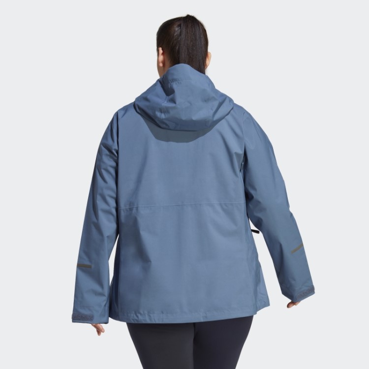 Jaqueta De Chuva Terrex Multi Rain.rdy De 2,5 Camadas (tamanho Grande) Adidas Steel