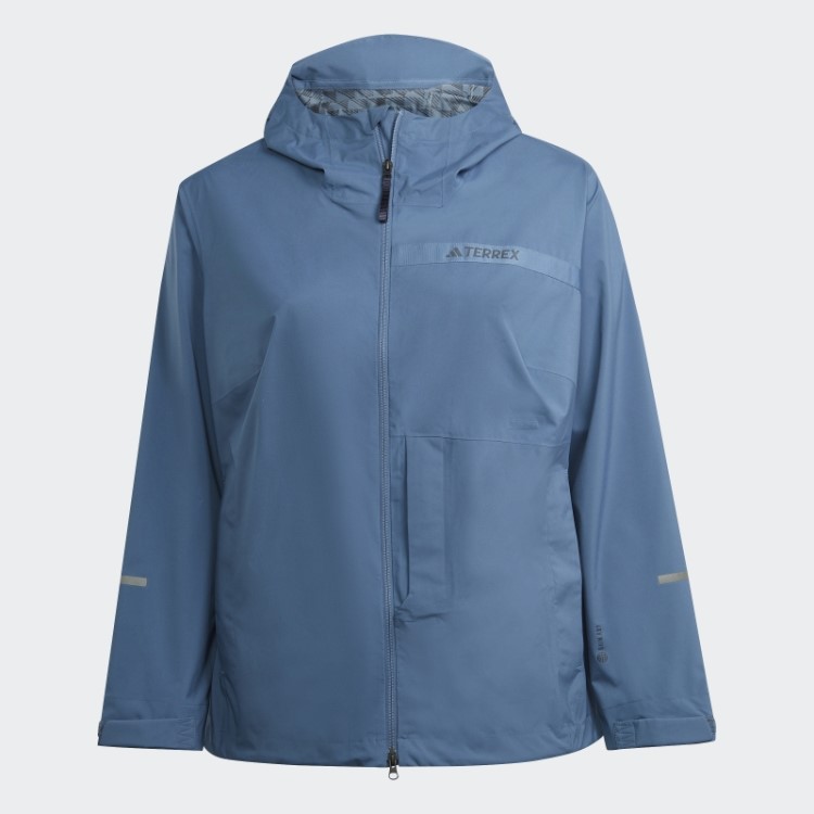 Jaqueta De Chuva Terrex Multi Rain.rdy De 2,5 Camadas (tamanho Grande) Adidas Steel