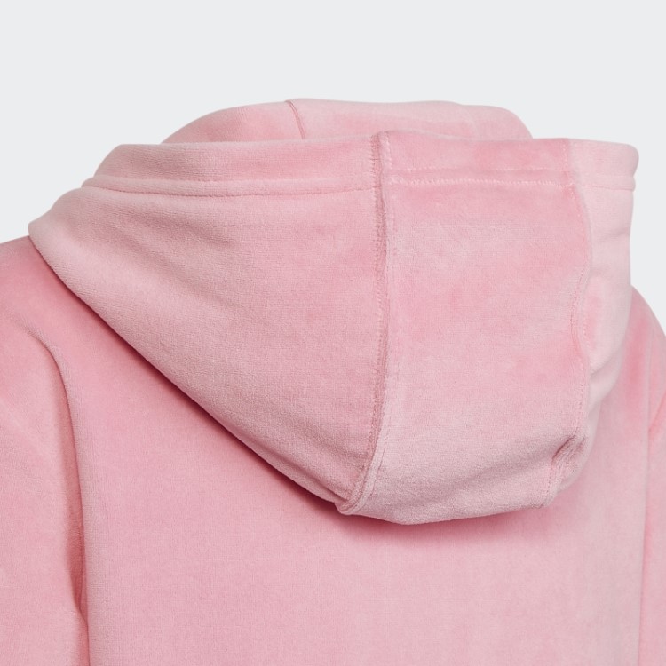 Moletom De Veludo Lounge Rosa Adidas