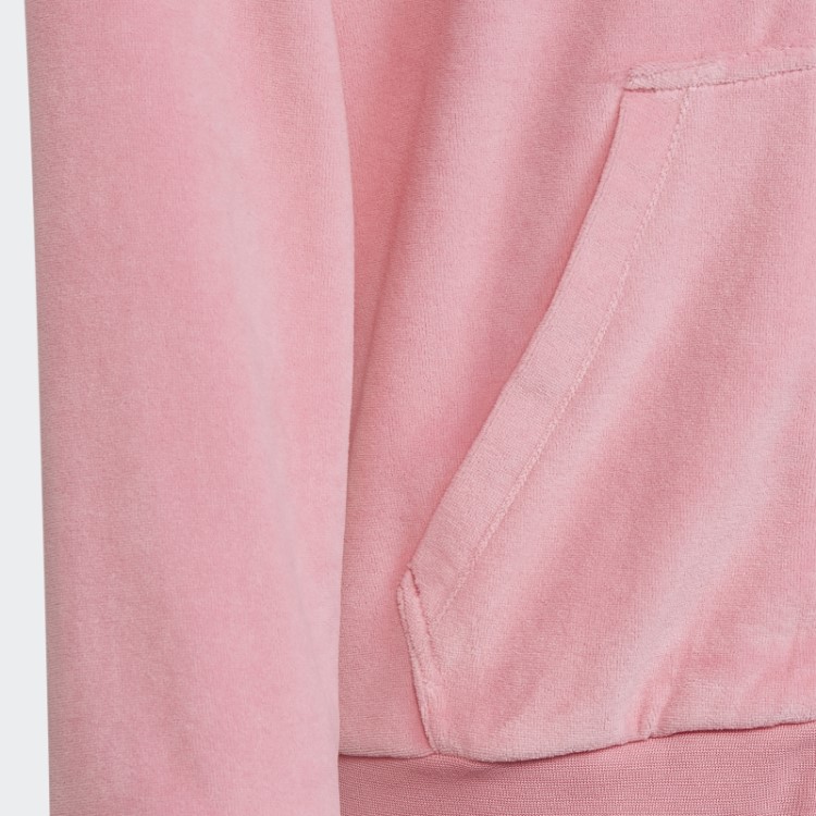 Moletom De Veludo Lounge Rosa Adidas