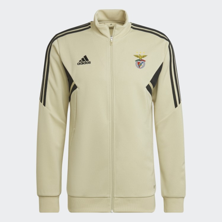 Jaqueta Benfica Condivo Bege Areia Adidas