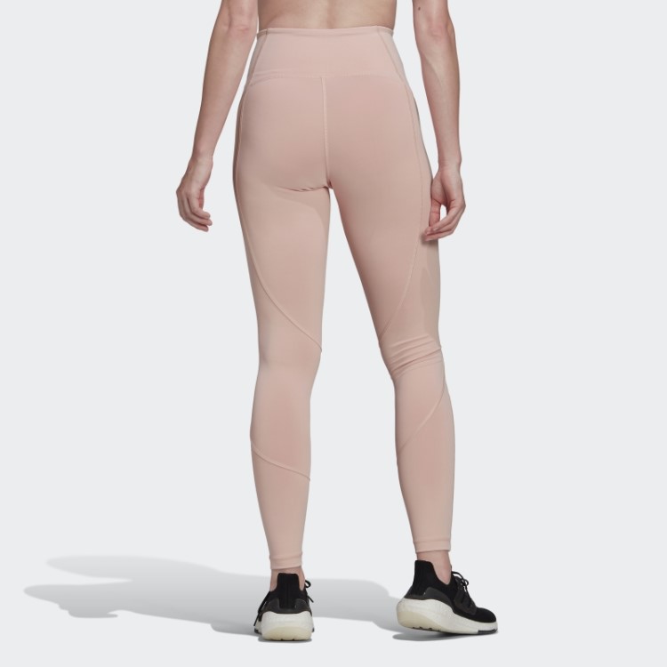 Meia-calça De Treino Adidas Hyperglam Rosa Vapor