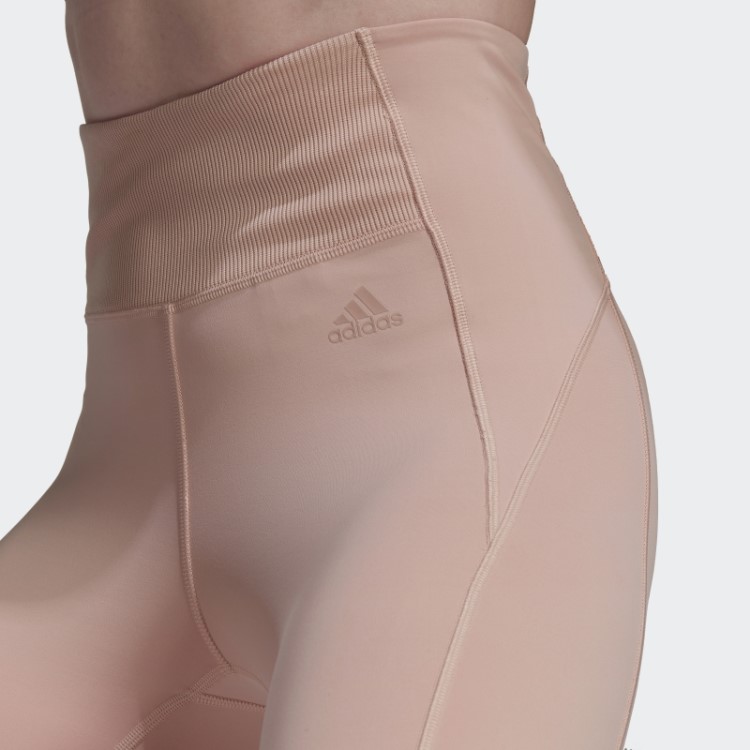 Meia-calça De Treino Hyperglam Rosa Vapor Adidas