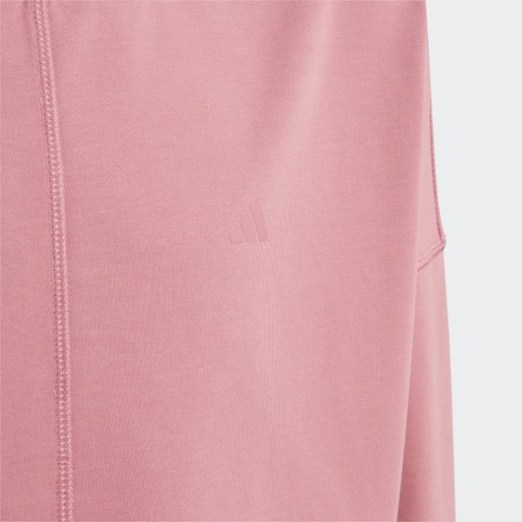 Moletom Rosa Fashion Adidas Yoga Aeroready Cropped