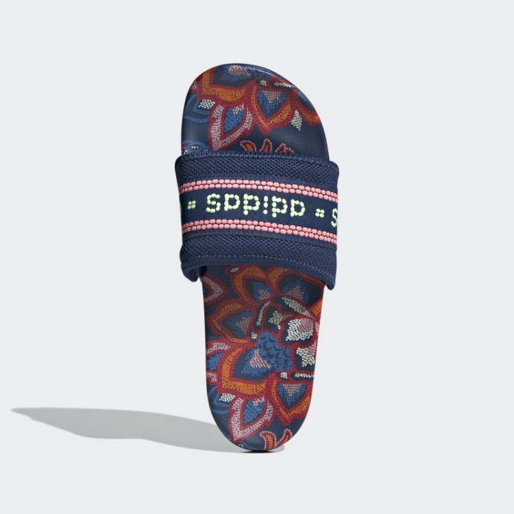 Chinelos De Conforto Adilette Azuis Misteriosos Adidas