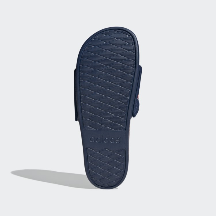 Chinelos De Conforto Adilette Azuis Misteriosos Adidas