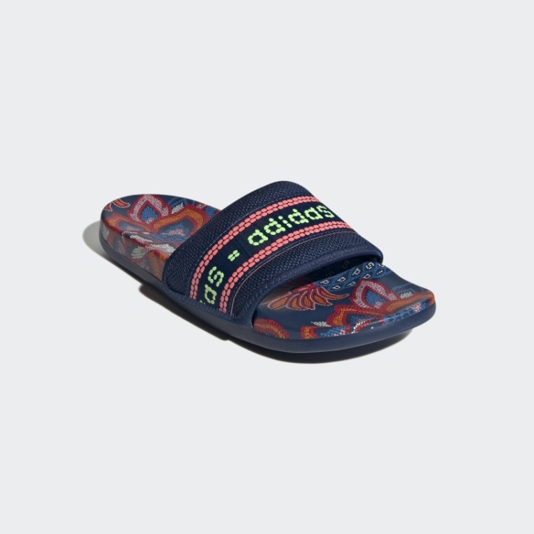 Chinelos De Conforto Adilette Azuis Misteriosos Adidas