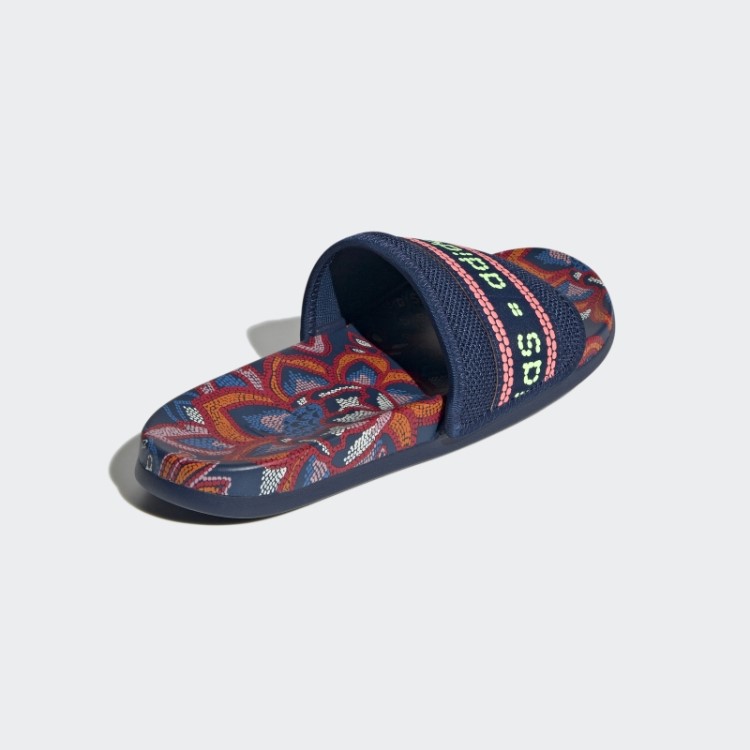 Chinelos De Conforto Adilette Azuis Misteriosos Adidas