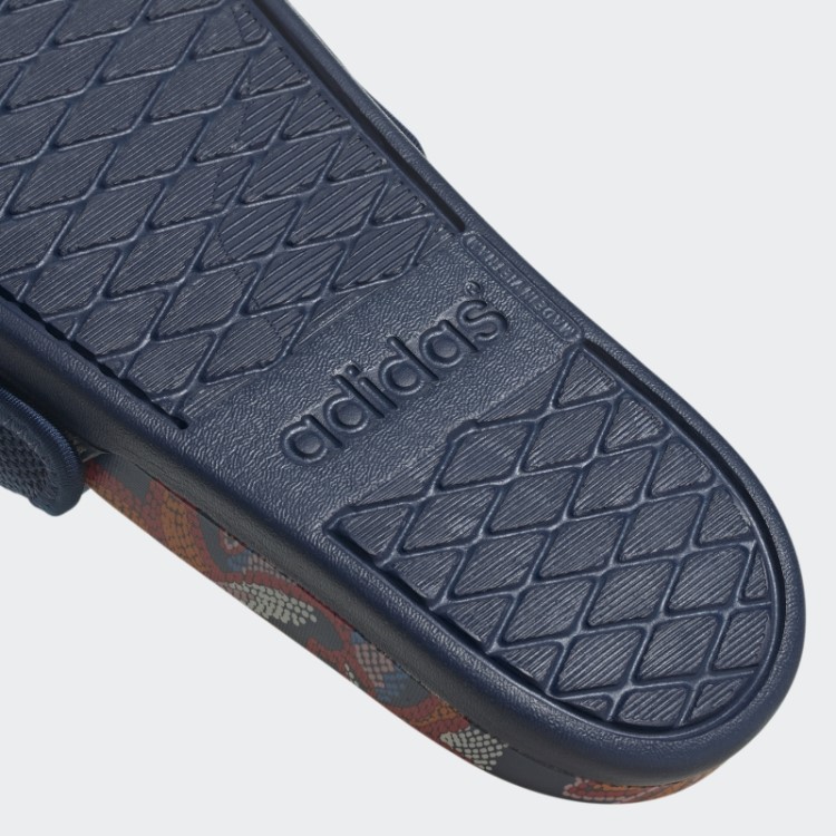 Chinelos De Conforto Adilette Azuis Misteriosos Adidas