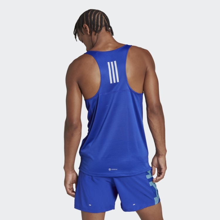 Possui O Singlet Run Adidas Azul