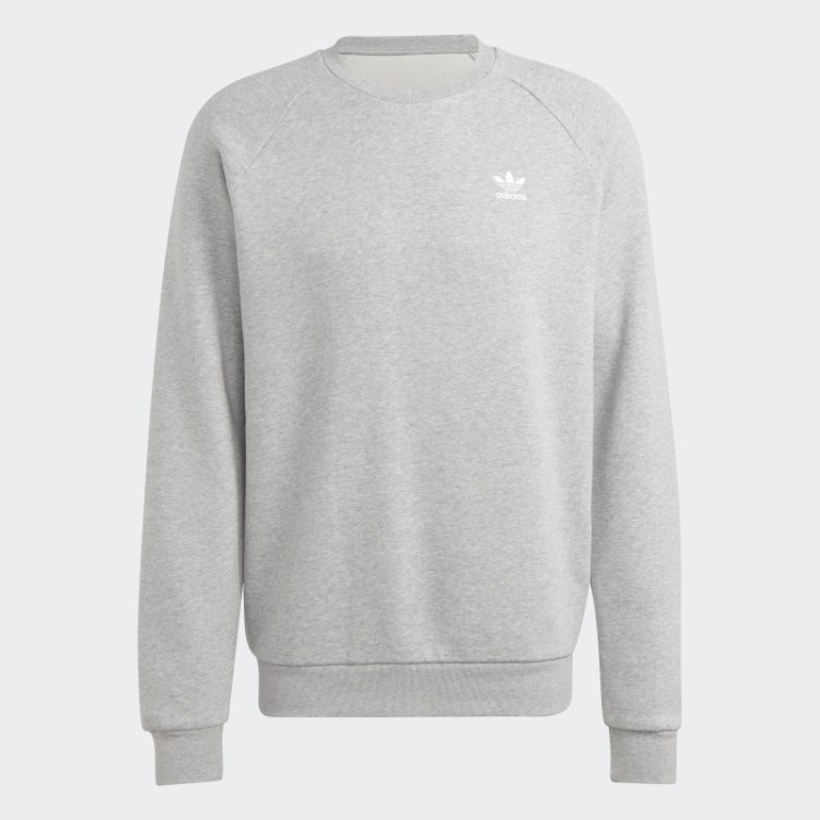 Adidas Trefoil Essentials Moletom Cinza Médio