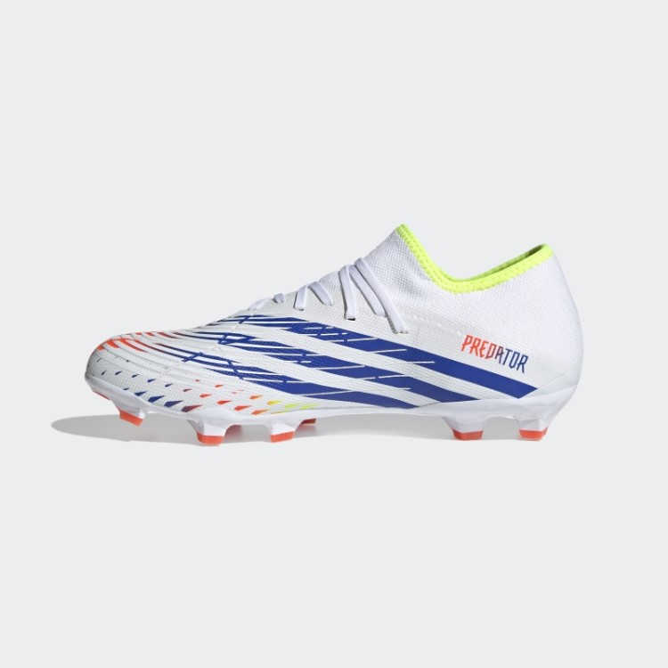 Chuteira Adidas Predador Edge.3 Branca Para Terreno Firme