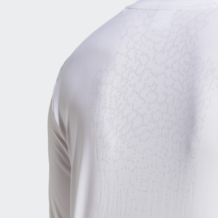 Top Rápido De Manga Longa Projetado Top De Manga Longa Adidas Branco