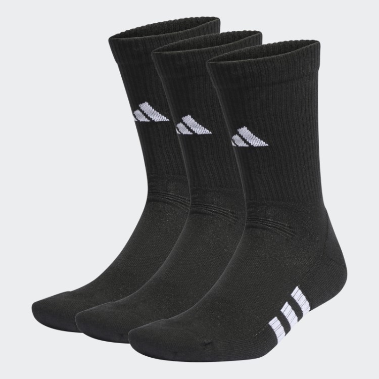 Meias Pretas Acolchoadas De Desempenho 3 Pares Adidas