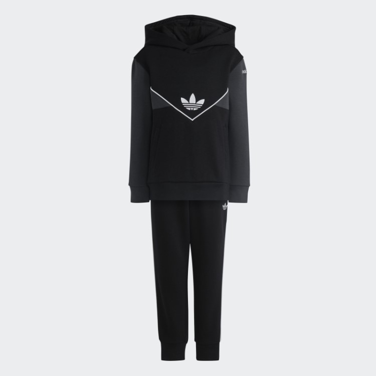 Conjunto De Moletom Adidas Adicolor Carbono