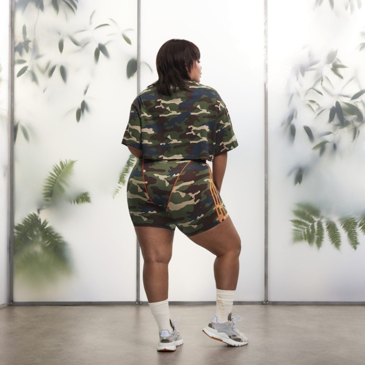 Shorts De Bicicleta Adidas 9 Polegadas (tamanho Grande) Aop Camo