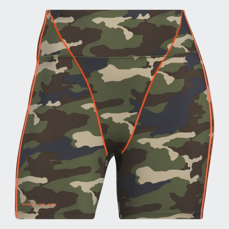 Shorts De Bicicleta Adidas 9 Polegadas (tamanho Grande) Aop Camo
