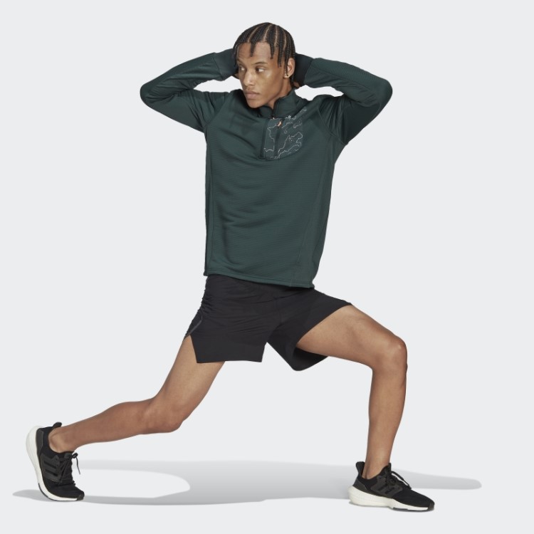 Moletom Adidas X-city 1/4 Zip Cold.rdy Verde