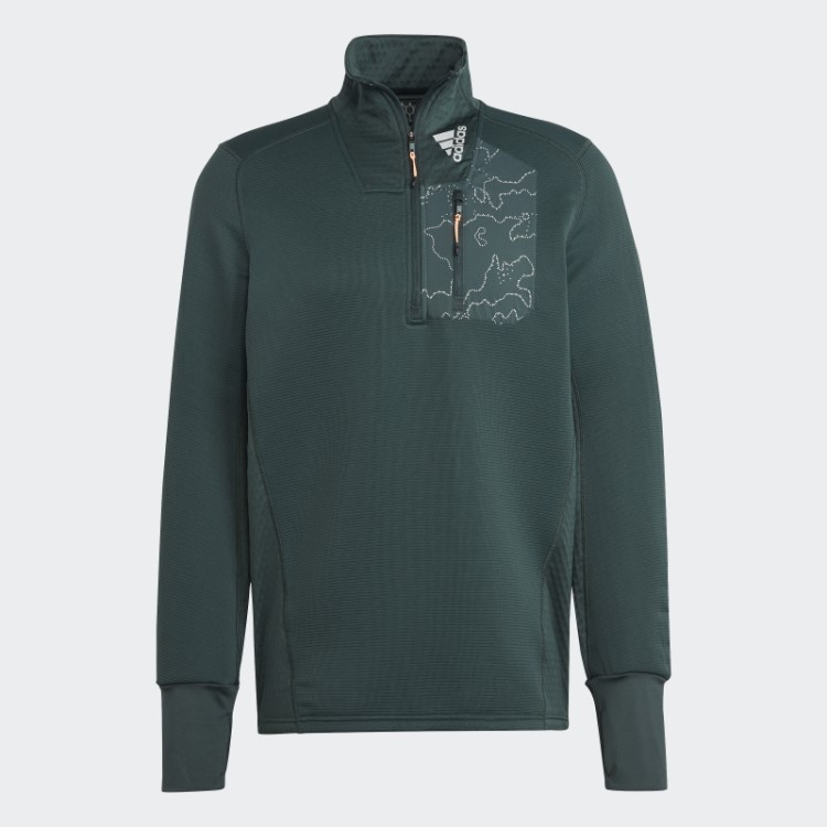 Moletom Adidas X-city 1/4 Zip Cold.rdy Verde