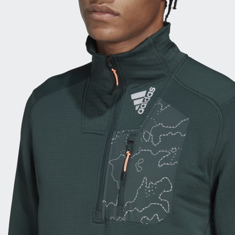 Moletom Adidas X-city 1/4 Zip Cold.rdy Verde