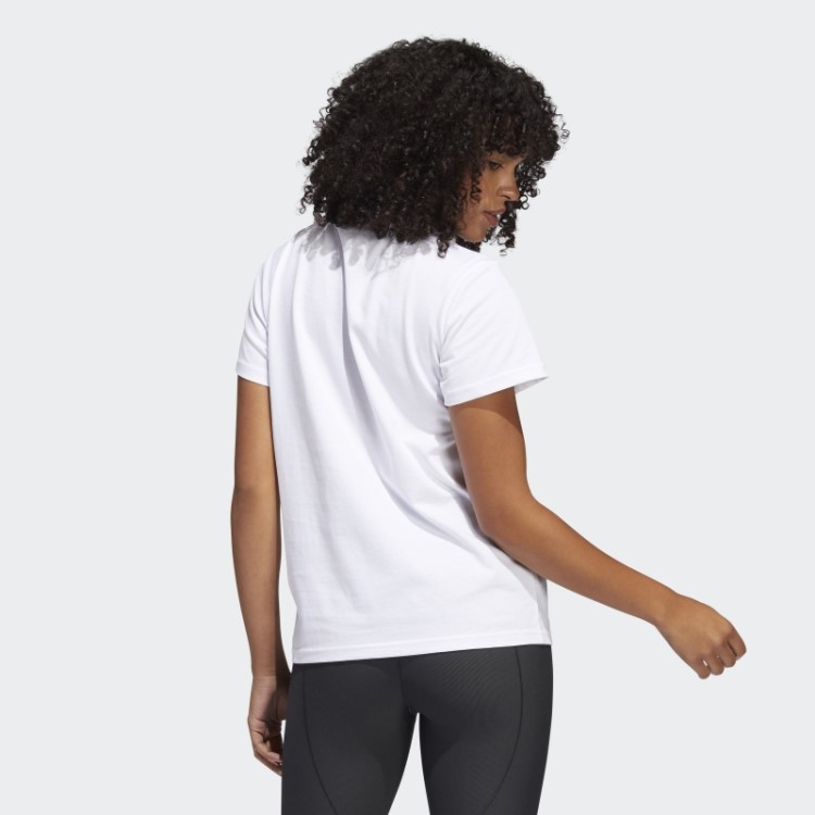 Camiseta Adidas Fun Sport Graphic Logo Branca