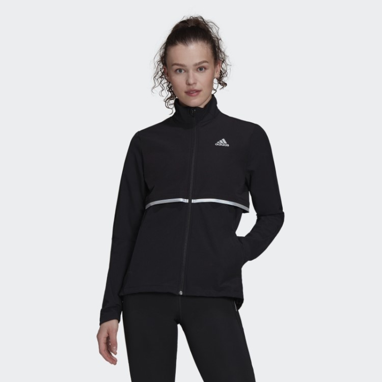 Adidas Possui A Jaqueta Soft Shell Run Preta