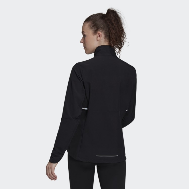 Adidas Possui A Jaqueta Soft Shell Run Preta