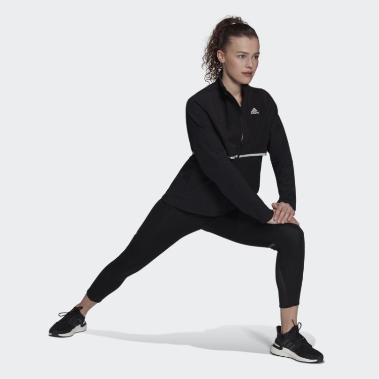Adidas Possui A Jaqueta Soft Shell Run Preta