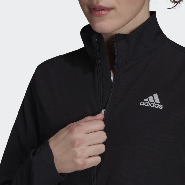 Adidas Possui A Jaqueta Soft Shell Run Preta