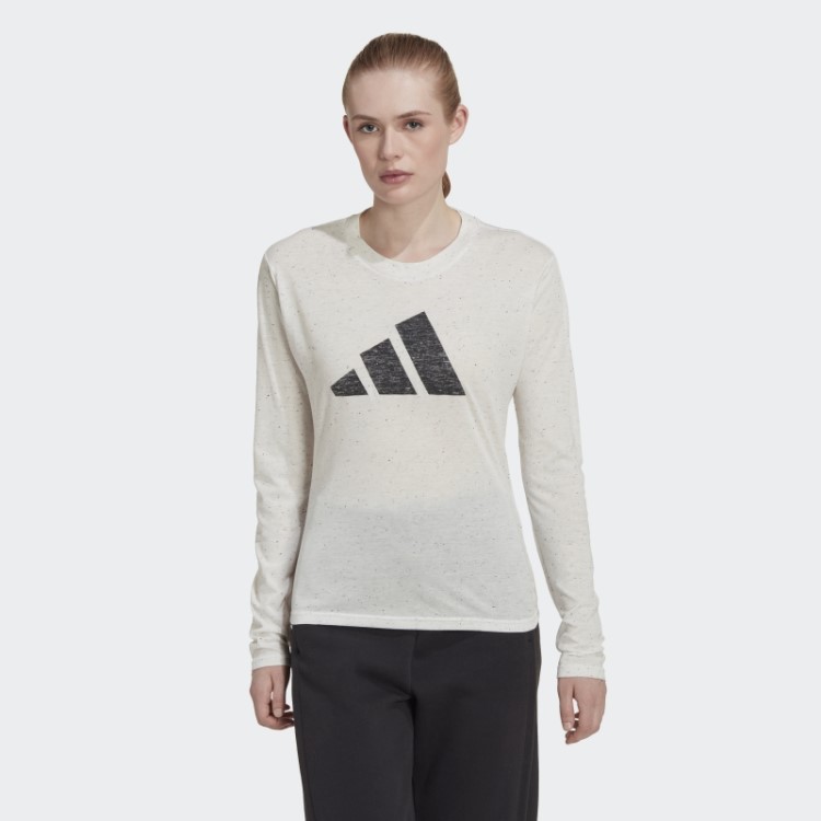 Future Icons Winners 3.0 Camiseta Manga Longa Adidas White Melange
