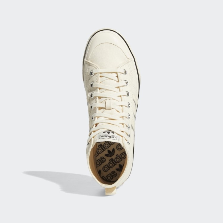 Tênis Nizza Hi Rf 74 Adidas Tom Ecru