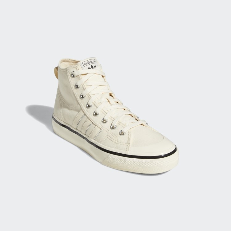 Tênis Nizza Hi Rf 74 Adidas Tom Ecru