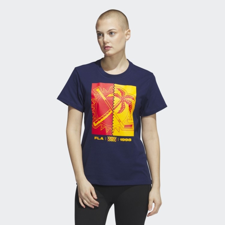 Camiseta Adidas Panthers Playmaker Azul Marinho