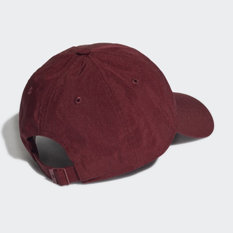 Boné Papai Vermelho De Náilon Enrugado Adidas