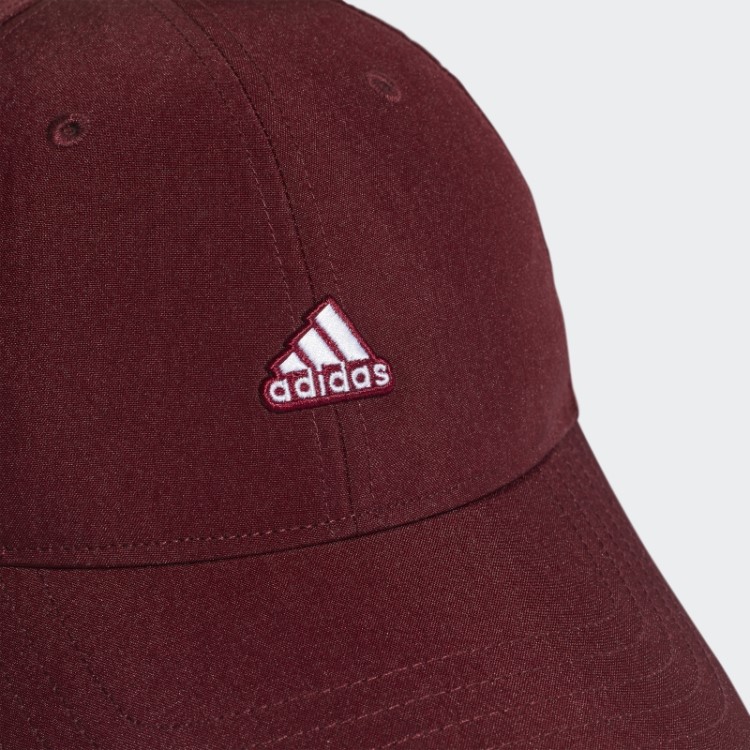 Boné Papai Vermelho De Náilon Enrugado Adidas