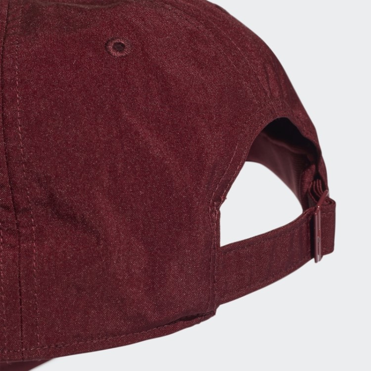 Boné Papai Vermelho De Náilon Enrugado Adidas