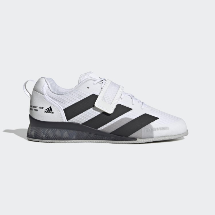 Adipower Levantamento De Peso 3 Sapatos Adidas Branco