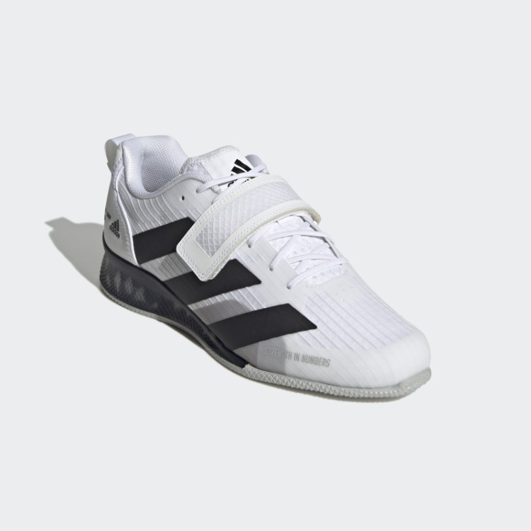 Adipower Levantamento De Peso 3 Sapatos Adidas Branco