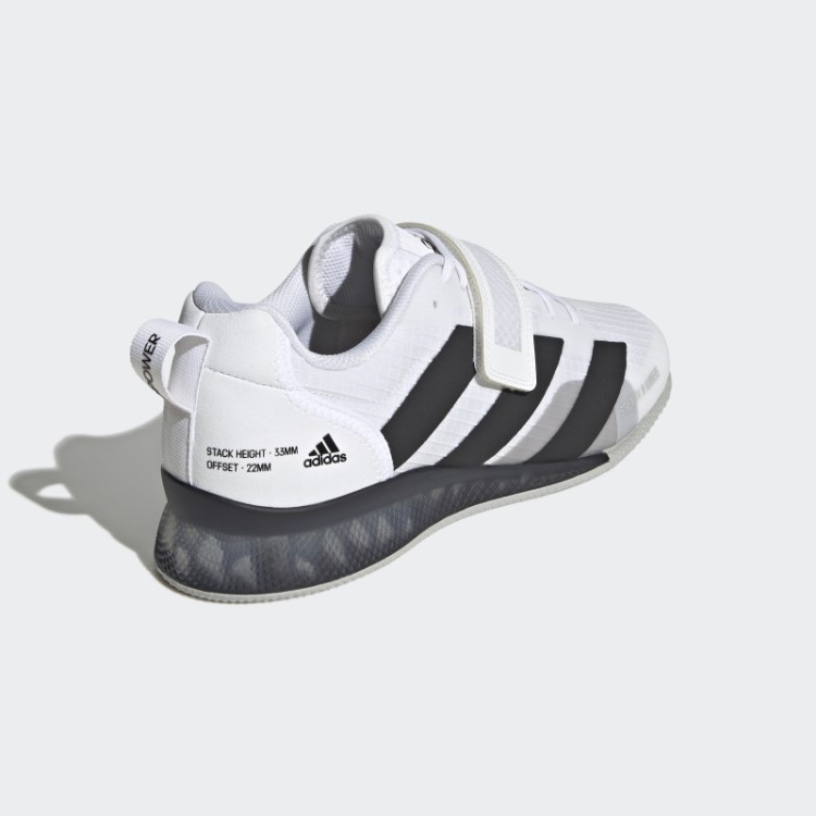 Adipower Levantamento De Peso 3 Sapatos Adidas Branco