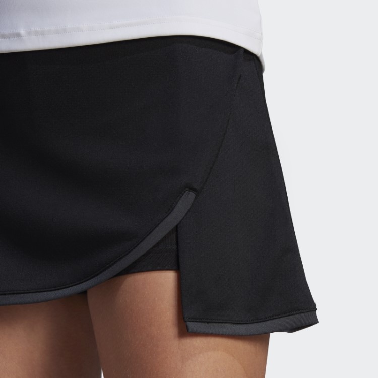Saia De Tênis Club Preta Adidas Fashion