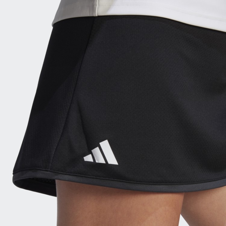 Saia De Tênis Club Preta Adidas Fashion