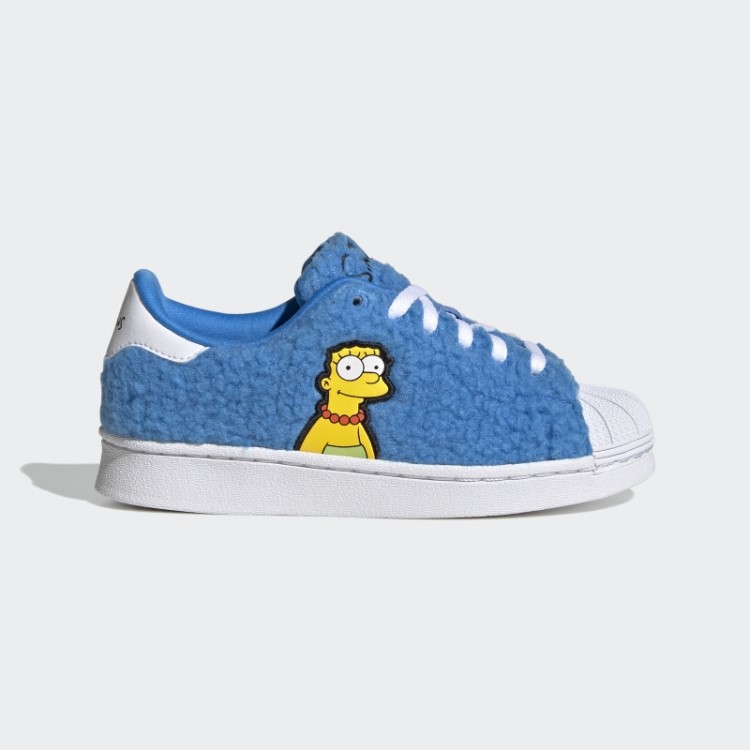 Tênis Adidas White The Simpsons Marge Superstar