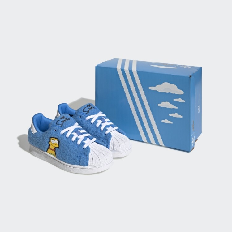 Tênis Adidas White The Simpsons Marge Superstar